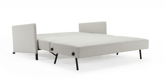 Sofa bed Cubed de Luxe with arms folded out towards the bed