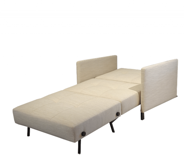 Sofa bed Cubed de luxe with arms folded out as a bed