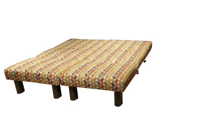 Two Alexa 80 sleeping chairs that together make a bed of 160 x 200 cm. to create