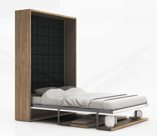 Zo Ziet Het Bed Van De Bedkast Easy Desk Work Er Uit In Uitgeklapte Situatie