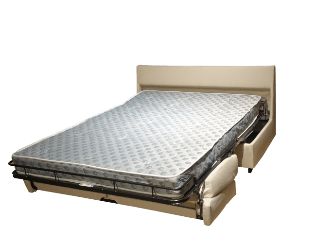 With a pocket spring mattress on the slatted base you have a perfect bed with the BK-117 sofa bed