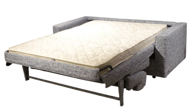The unfolded bed of the Genoa medium prestige sofa bed is wonderfully comfortable and comfortable