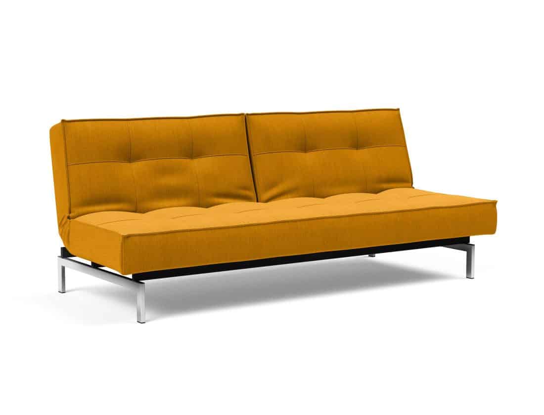 Splitback Chrome Sofa Bed 507 P2 Web