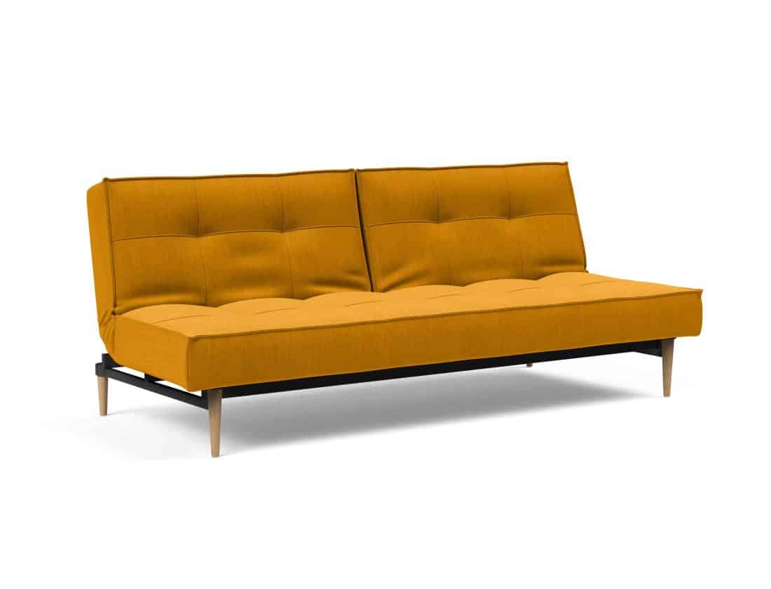 Splitback Styletto Sofa Bed Light Wood 507 P2 Web