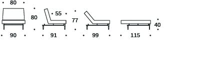 Splitback Chair Styletto Icon