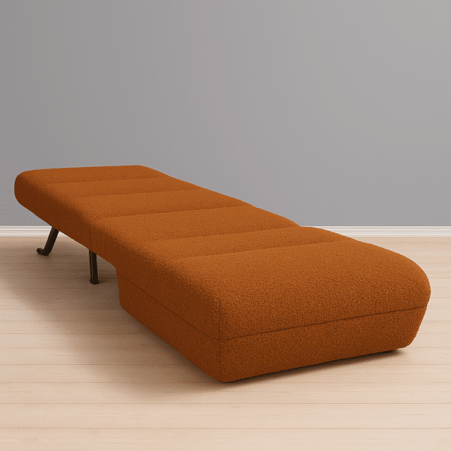 And this is what the Vanja sleeping armchair looks like as a bed