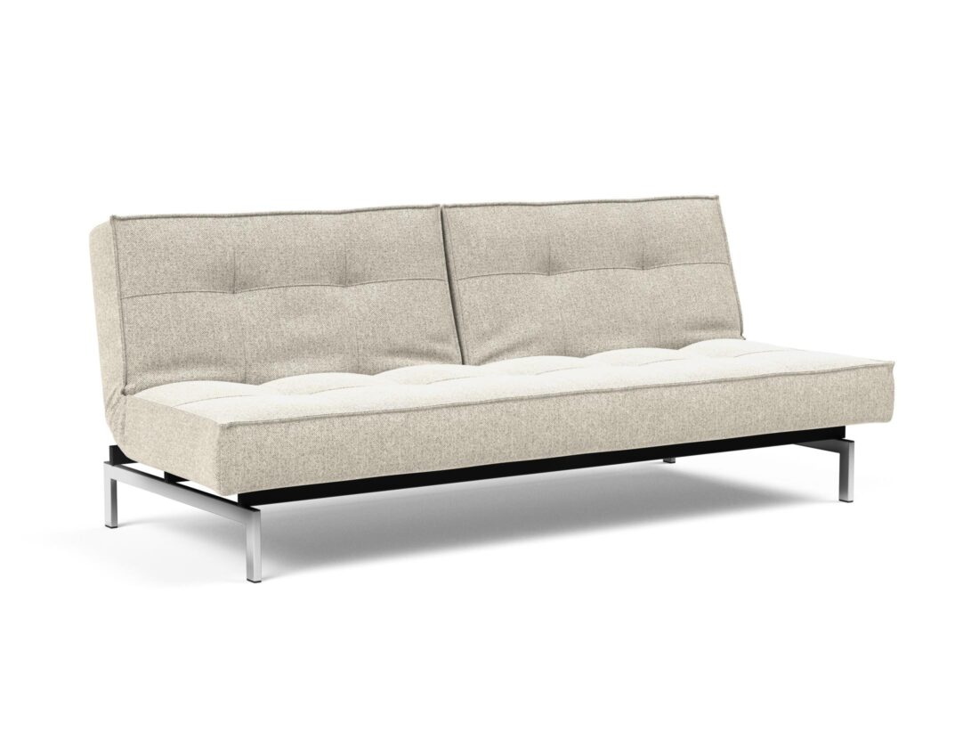 Splitback Chrome Sofa Bed 357 P2 Web