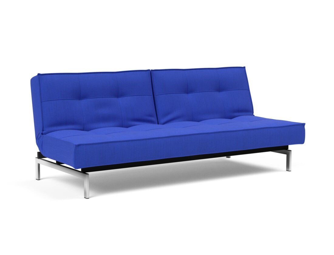 Splitback Chrome Sofa Bed 512 P2 Web